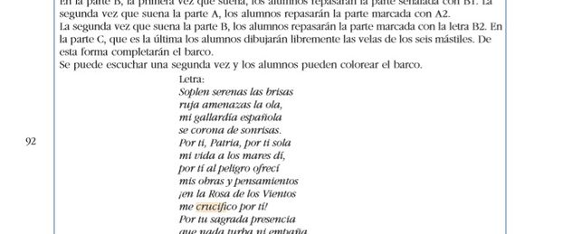 El gobierno incluye el pasodoble La banderita en el temario